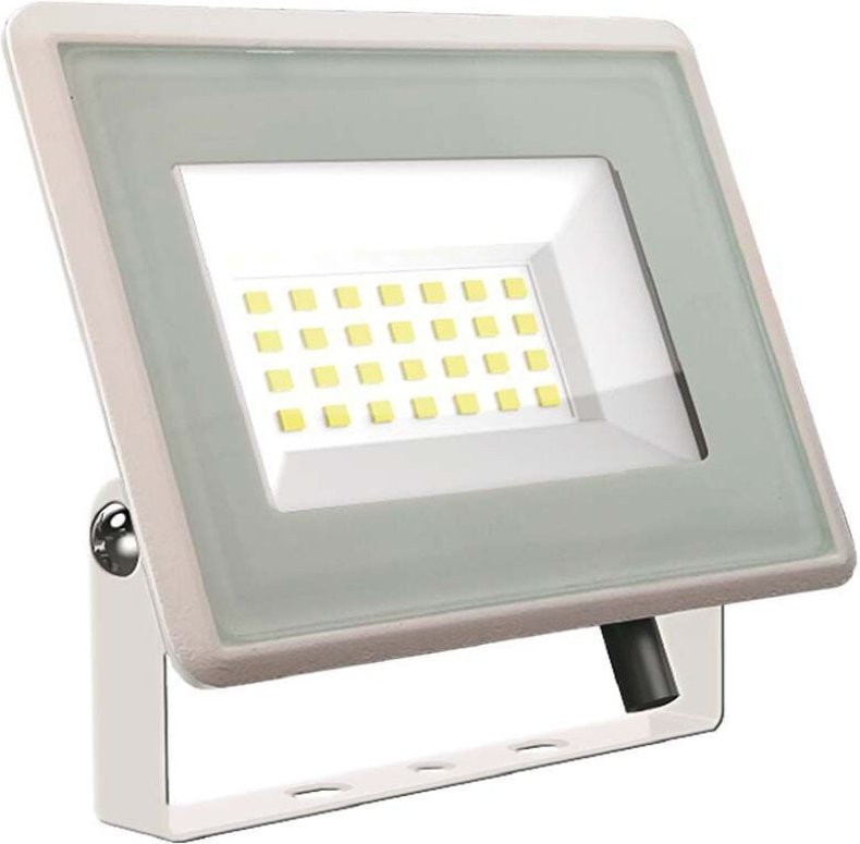 V-tac - 20W F-Serie smd LED-Flutlicht, integrierter IC-Treiber, Farbe Weiß, Kaltweiß, IP65