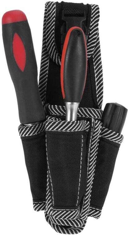 Ulisem Multifunktionale Elektriker-Werkzeugtasche, Gürteltasche, Taillen-Aufbewahrungshalter, Schwarz