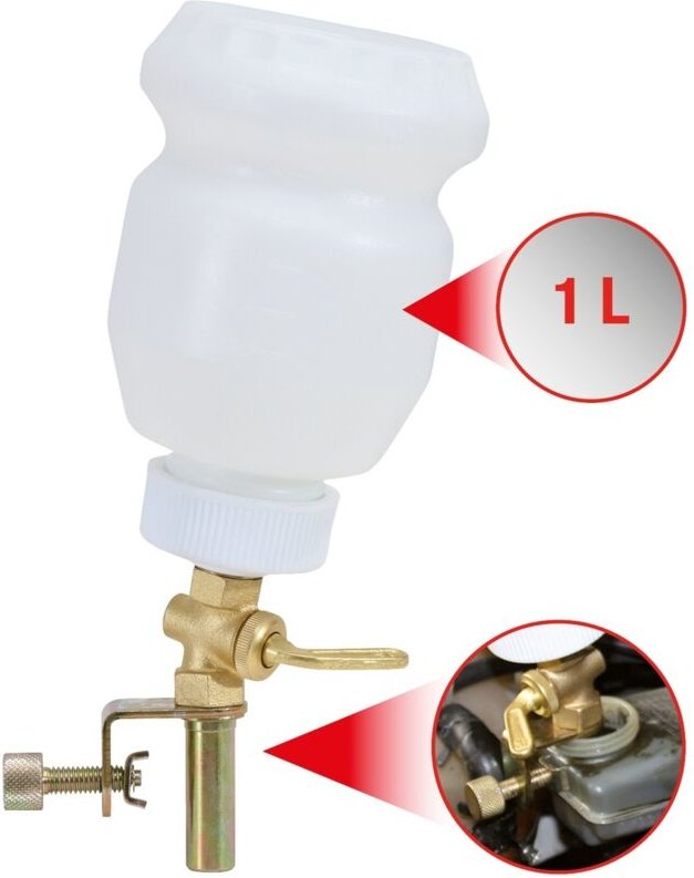 Nachfüllflaschen-Einheit für Bremsentlüftung