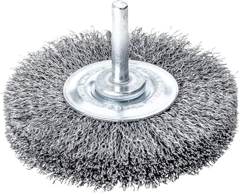 LESSMANN Schaft-Rundbürste Stahldraht gew. 70x0,3mm