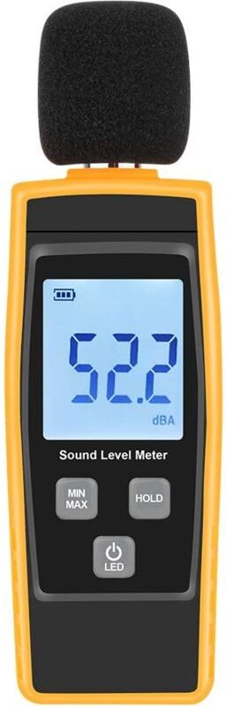 V·resourcing Handschallpegelmessgerät 30130 dB Dezibel-Lärmmessgerät mit hintergrundbeleuchtetem digitalem LCD-Display f...