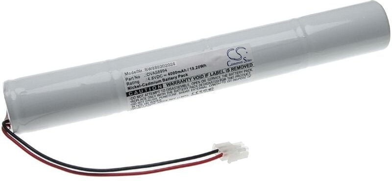 Vhbw - Akku kompatibel mit Schneider Exiway Plus, One, Class Fluchtweg, Notfallbeleuchtung (4000 mAh, 4,8 v, NiCd)