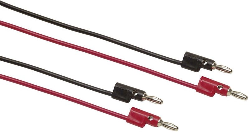TL932 Messleitungs-Set Bananenstecker 4 mm Bananenstecker 4 mm 0.90 m Rot, Schwarz 1 St. - Fluke