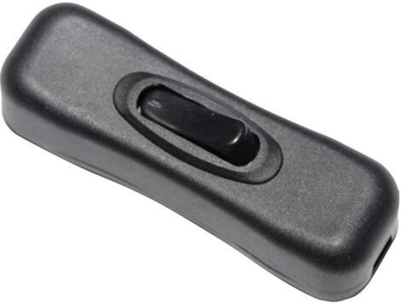 Schnurschalter Schwarz 1 x Aus/Ein 2 a 1 St. - Tru Components