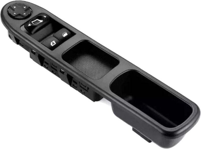 Hauptschalter für elektrische Fensterheber vorne links, 6554.QC, Fensterheberschalter, kompatibel mit Peugeot 207