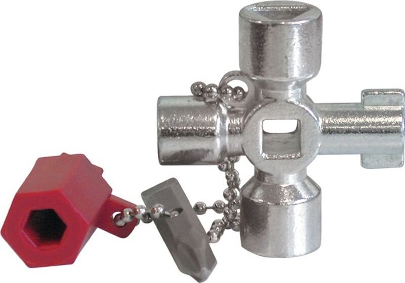 Schaltschrankschlüssel Mini 9 Funktionen mit Bitadapter