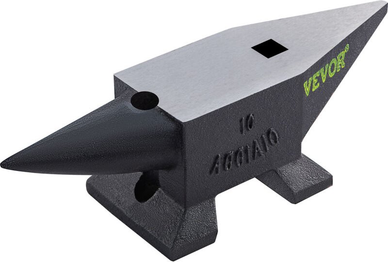 VEVOR 10kg(22lbs) Schmiedeamboss 55HRC Stahl Schmiede Werkzeug 35,3x11,3x16cm Amboss mit einer Arbeitsfläche von 355x110...