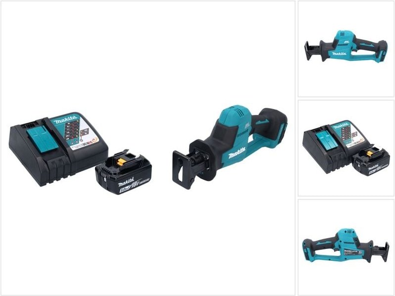 Djr 189 RT1 Akku Reciprosäge Säbelsäge 18 v Brushless + 1x Akku 5,0 Ah + Ladegerät - Makita