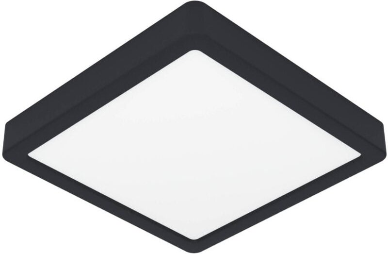 Led Deckenleuchte Fueva-6-Z schwarz 22 x 22 cm rgb dimmbar - Eglo