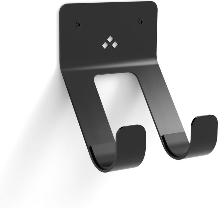 REI - Wandhalterung 8075 Schwarzer mattierter Stahl Skateboardständer 14,5 x 12,5 x 12,5 cm