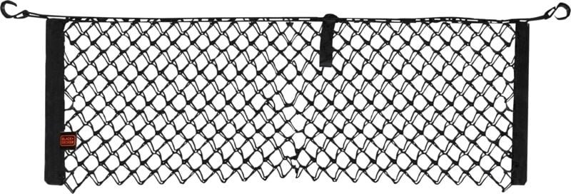 Black+decker Organizer de Kofferraum - Red de Kofferraum Universal - Tasche de Red 125 x 30 cm - Inklusive 2 Haken de An...