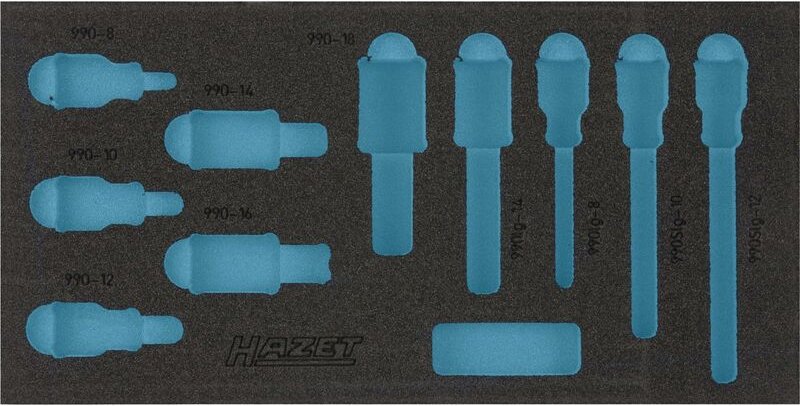 Thumbnail - 2-Komponenten Weichschaumeinlage 163-221L ∙ l x b: 342 mm x 172 mm