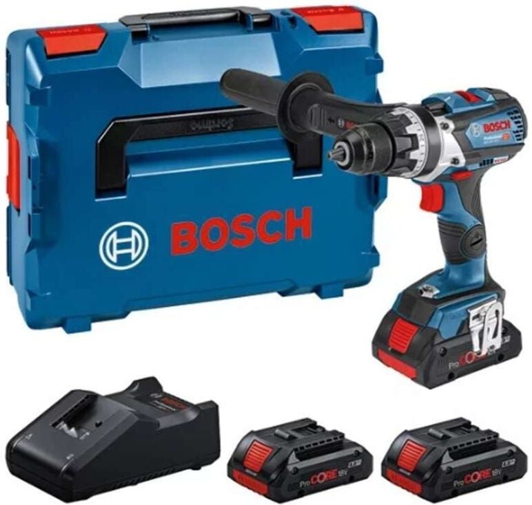 Thumbnail - Akku-Bohrschrauber gsr 18V-110 c 3x 4,0 Ah ProCore Akku + Lader in l-boxx - Bosch