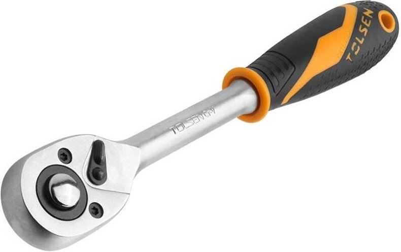 TOLSEN 3/8" Umschaltknarre mit ergonomischem Griff und Schnellverschluss