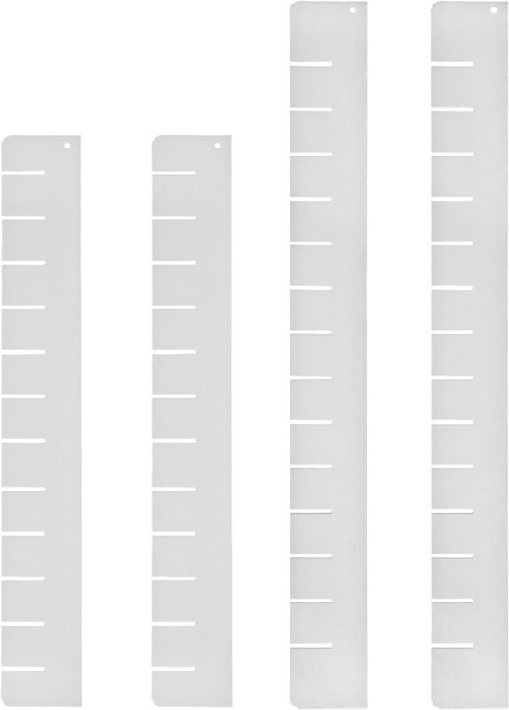 Schubladenunterteilung Einteiler 4-tlg Set Schubladen Fachtrenner Trennblech - ADB