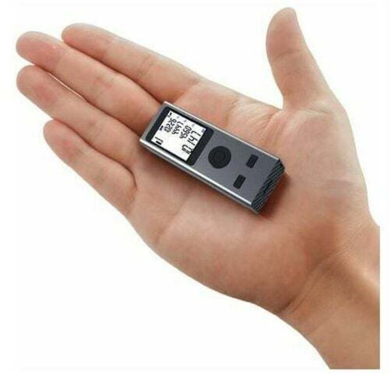 Digitaler Laser-Entfernungsmesser (30 m) – Wiederaufladbar über Micro-USB – Genauigkeit ±2 mm – Für kontinuierliche und ...