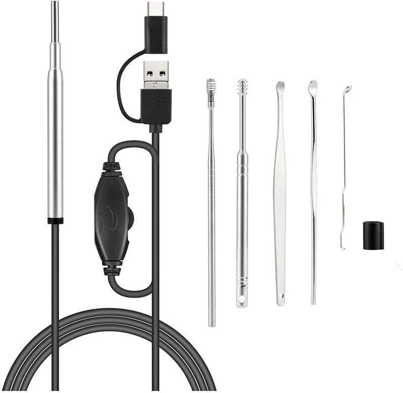 3,9MM Mini medizinische Endoskop Kamera wasserdicht USB Endoskop Inspektion Kamera für OTG Android Telefon PC Ohr Nase E...