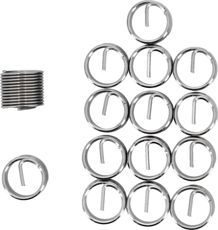 Gewindeeinsätze M10x1.0 aus Edelstahl, 15 Stück
