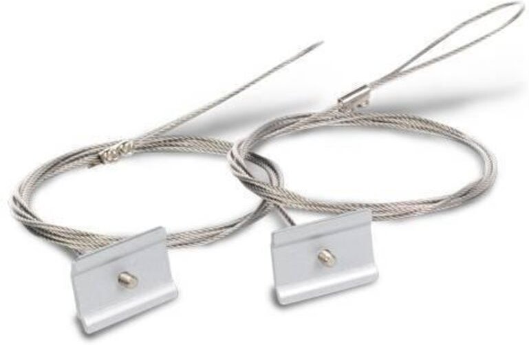 Edelstahlseil für LED Lichtband-System Pro 1,5 Meter 2er Pack