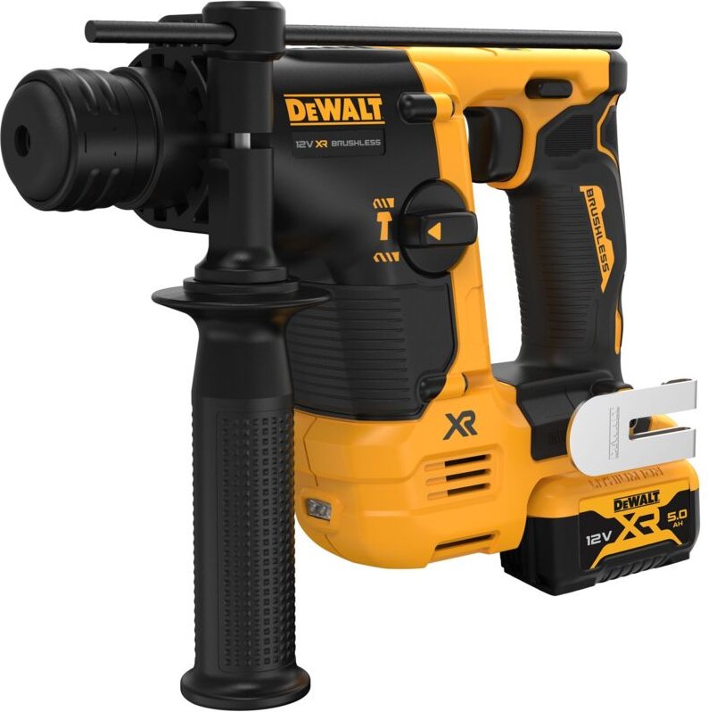 Akku-Bohrhammer DCH072P2, SDS-plus 12V, 2x 5,0 Ah und Ladegerät in tstak - Dewalt