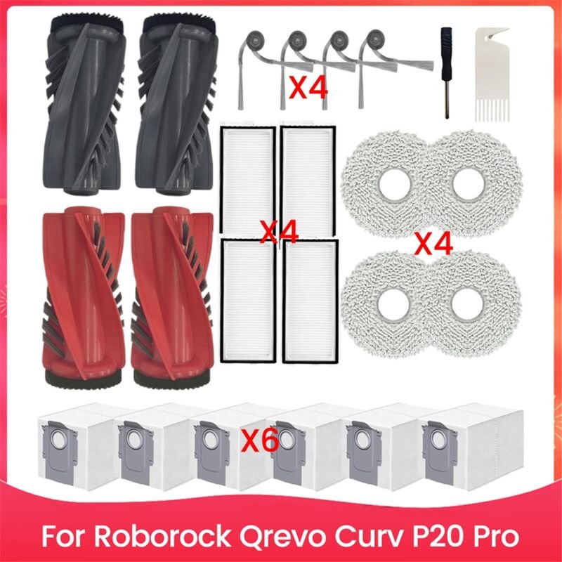 Für Qrevo Curv, P20 Pro Staubsauger Ersatzteile