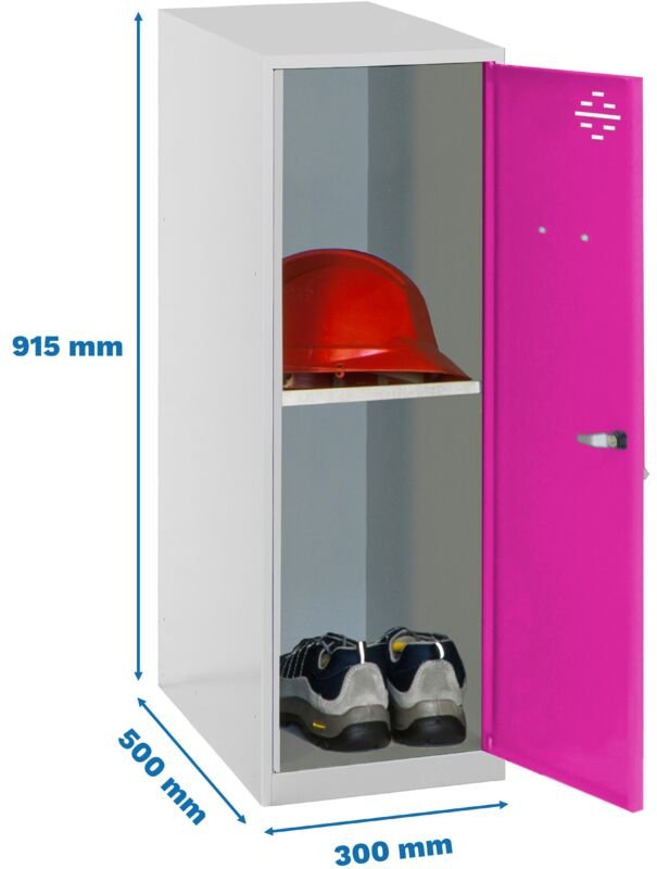 Simonrack Moderner grauer und rosa Kleiderschrank