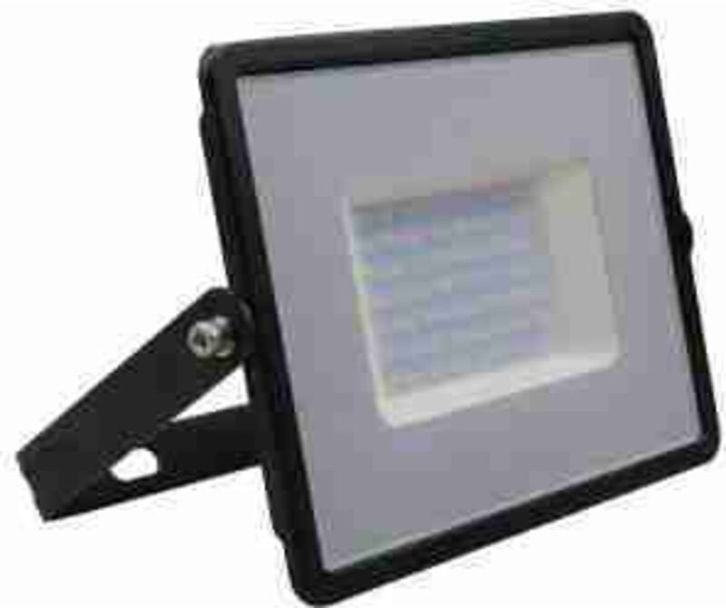 LED215958 VT-4051 8W Rechteckige ovale Kuppelleuchte Schwarzes Gehäuse 3000K IP54