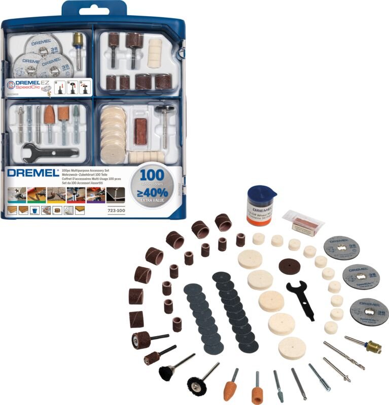 Mehrzweck-Zubehörset 100 Teile (723) - Dremel