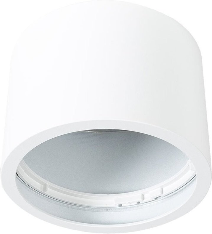 Efectoled - Downlight-Ring Aufbau Rund für LED-Glühbirne GU10 AR111 Weiß