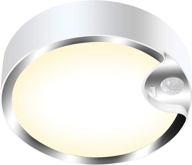 Thumbnail - 80 LED-Deckenleuchte mit batteriebetriebenem Bewegungssensor