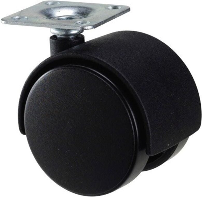 Domestic Rad schwarz Nylonplatte 50 mm.