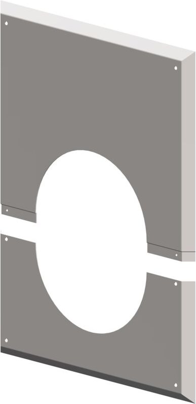 ATEC Wandblende geschlossen DN 110/160 2-teilig 280x340mm, 3428