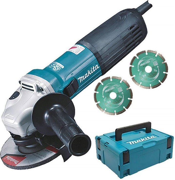 125MM 1100W Schleifmaschine Makita mit Zubehör - GA5040RKDJ