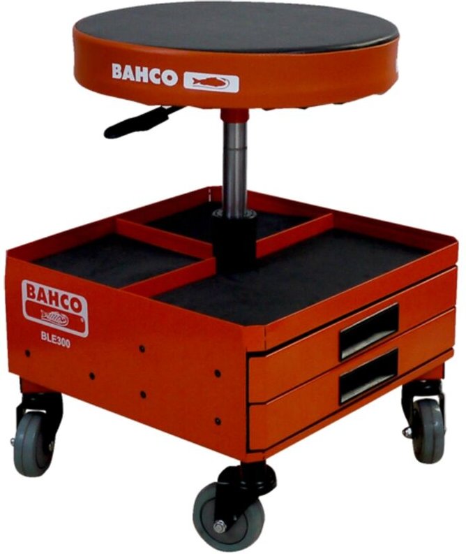Pneumatischer Hocker Bahco BLE300 mobil höhenverstellbar mit Schubladen