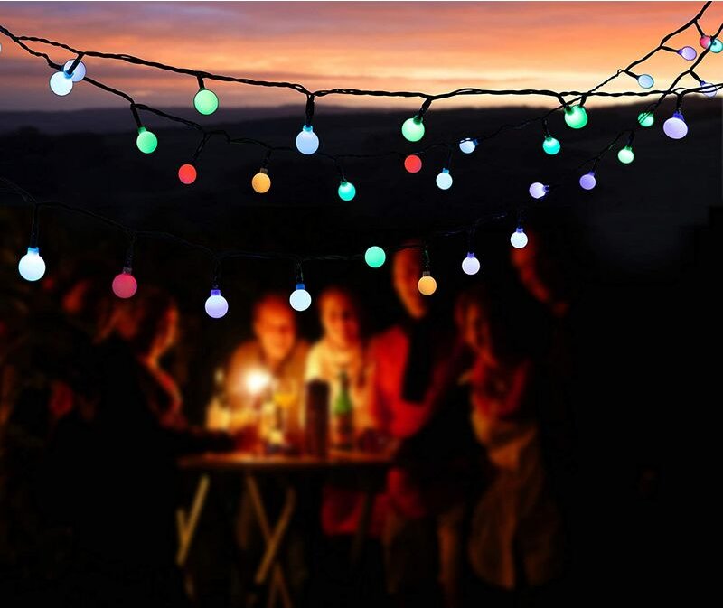 F-h-s International - led Lichterkette mit 50 Farbwechsel-LED