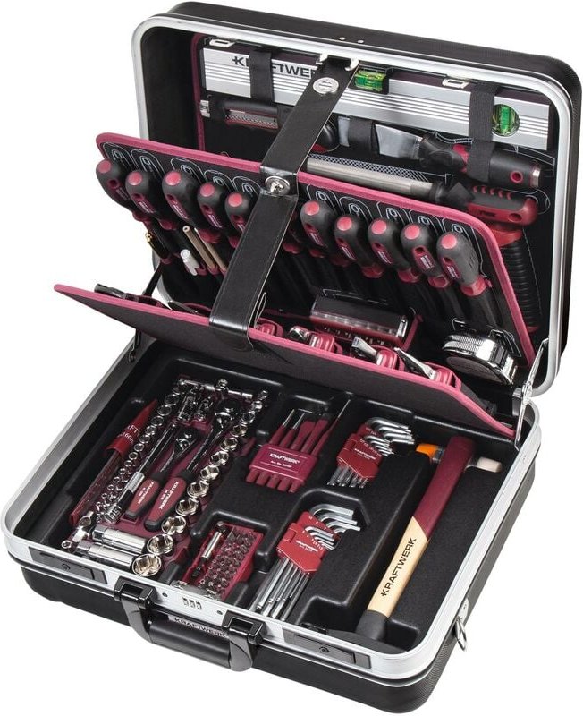 ABS-Profi-Werkzeugkoffer, 186 tlg.