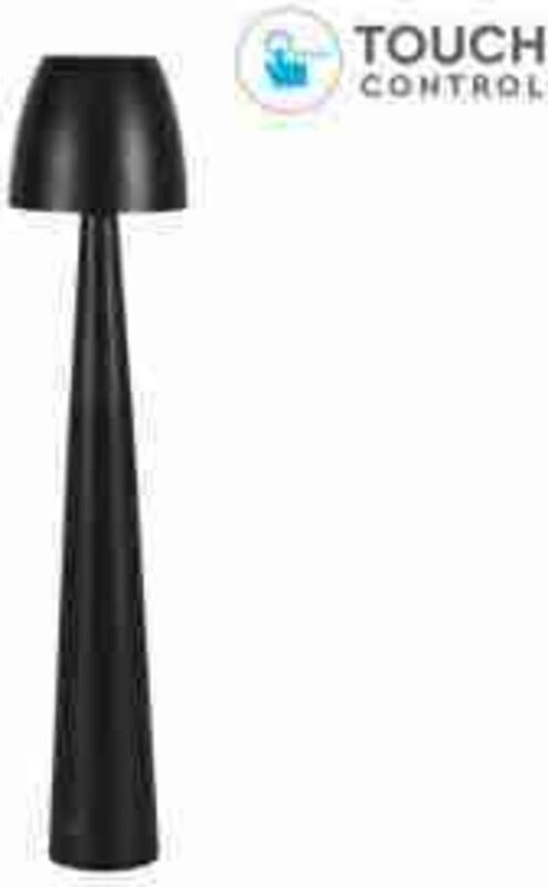 LED23683 VT-75001 20W LED Designer Tischleuchte mit EU Stecker Kabel + Schalter Schwarz 3000K