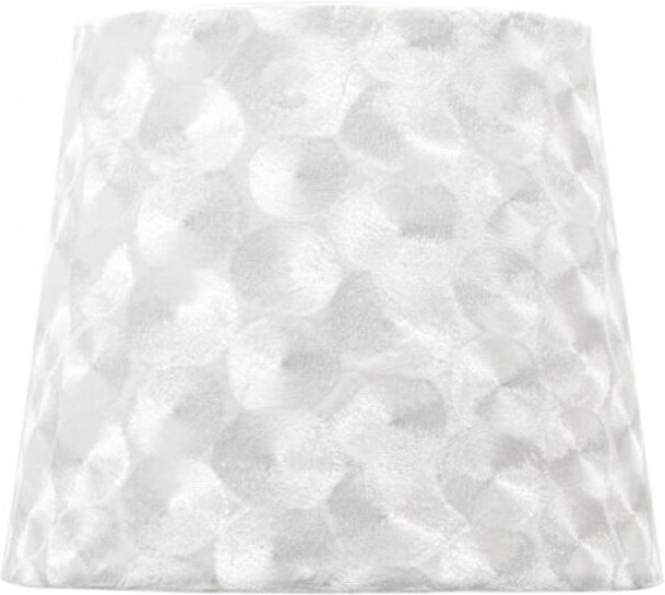 Lampenschirm fatima e27 35dx18dx23h Stoff white Perlmutt