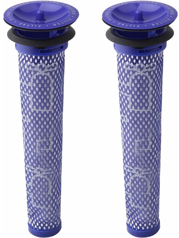 Packung mit 2 Ersatz-Vorfiltern für Dyson DC58, DC59, V6, V7, V8. Ersetzt Teil 965661-01. 2 Filter