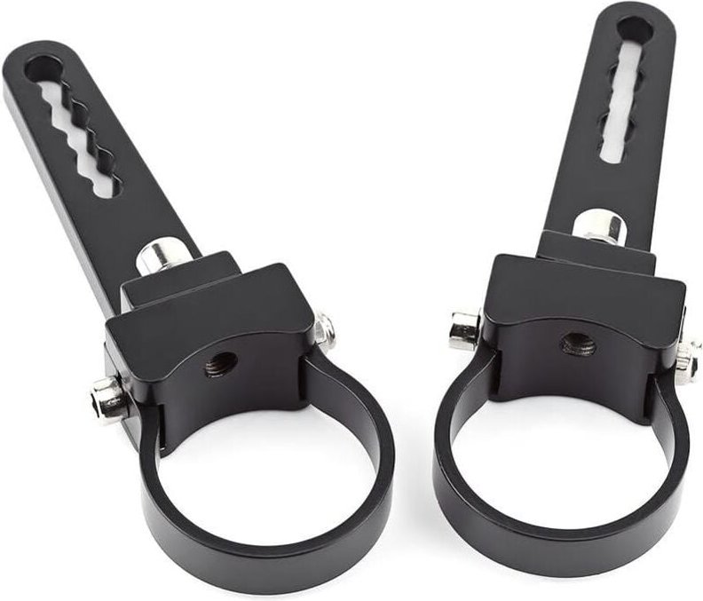 Aougo - 1,5'-3' Aluminium Bull/Roll Bar Halterung Klemmen Halter für Auto Off Road Arbeit led Licht (2')