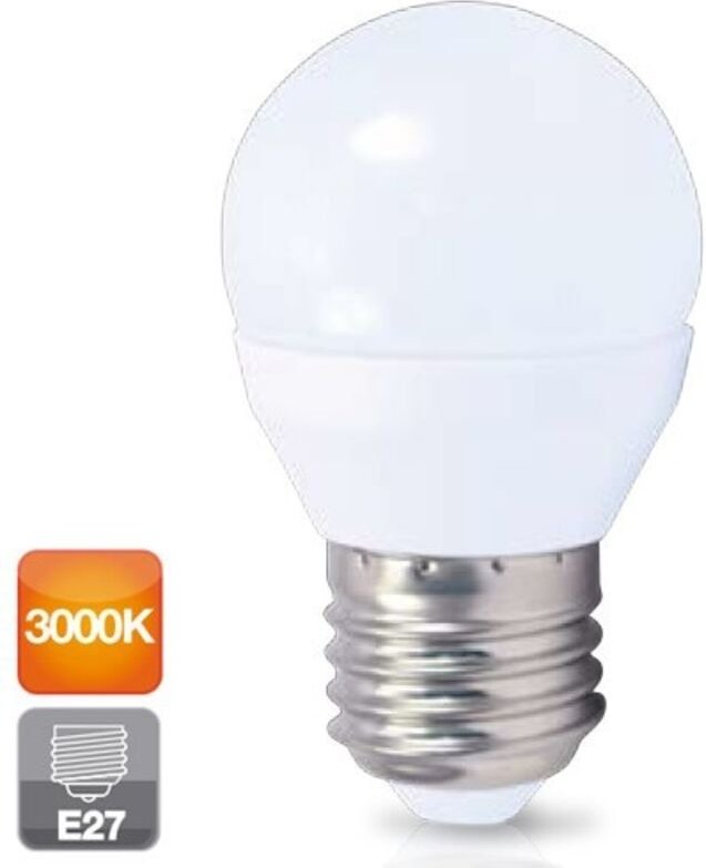 GSC - E27 5W kugelförmiges warmes Licht der geführten Birne 3000K 470 lm 2002342