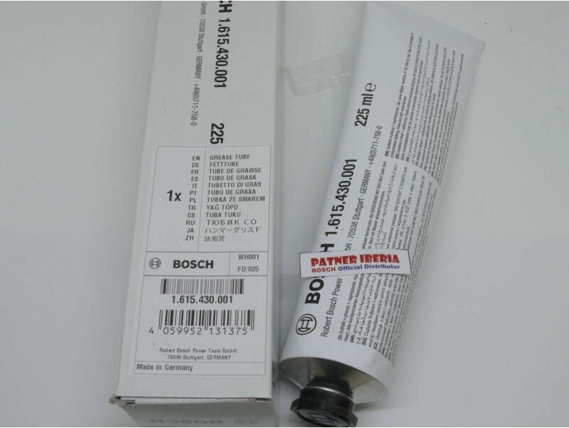 Original Ersatzteil Bosch 1615430001 Schmierfetttube (225ml) für gbh Hämmer