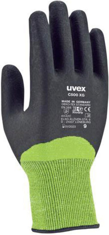 C500 xg 6060010 Schnittschutzhandschuh Größe (Handschuhe): 10 en 388 1 Paar - Uvex