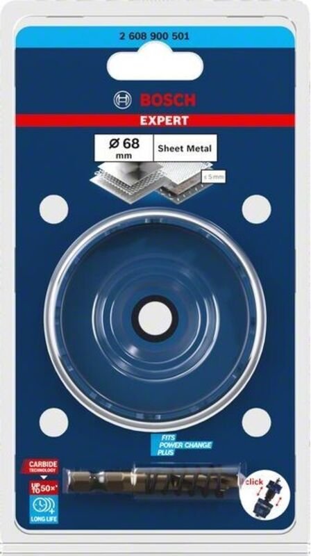 Professional Expert Sheet Metal Lochsäge, 68 x 40 mm (2608900501) - Bosch