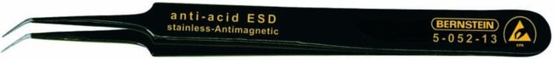 Bernstein Tools for Electronics 5-052-13 SMD-Pinzette 5b SA-ESD Super-spitz, gebogen 110 mm