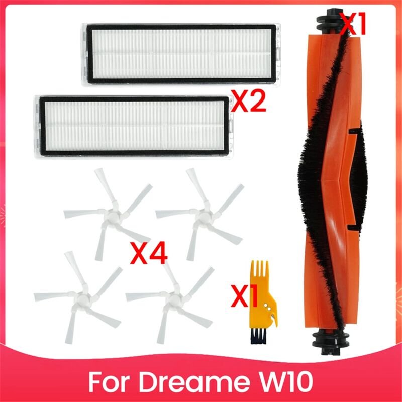 Zubehör Passend für W10 Roboterstaubsauger-Kits Teile Hauptbürste