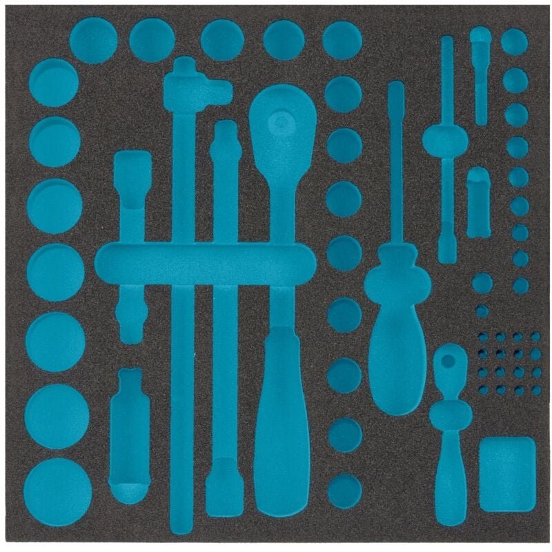 2-Komponenten Weichschaum-Einlage für Art.Nr. 163-224/57, 2/3 (344 x 342 mm) - Hazet