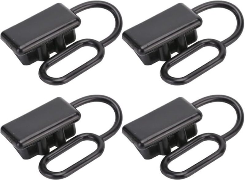Aougo - 4 Stück/Set Batteriekappe, weiche Gummiabdeckung, Staubkappe, für Anderson-Steckerabdeckungsanschlüsse, DC-Strom...
