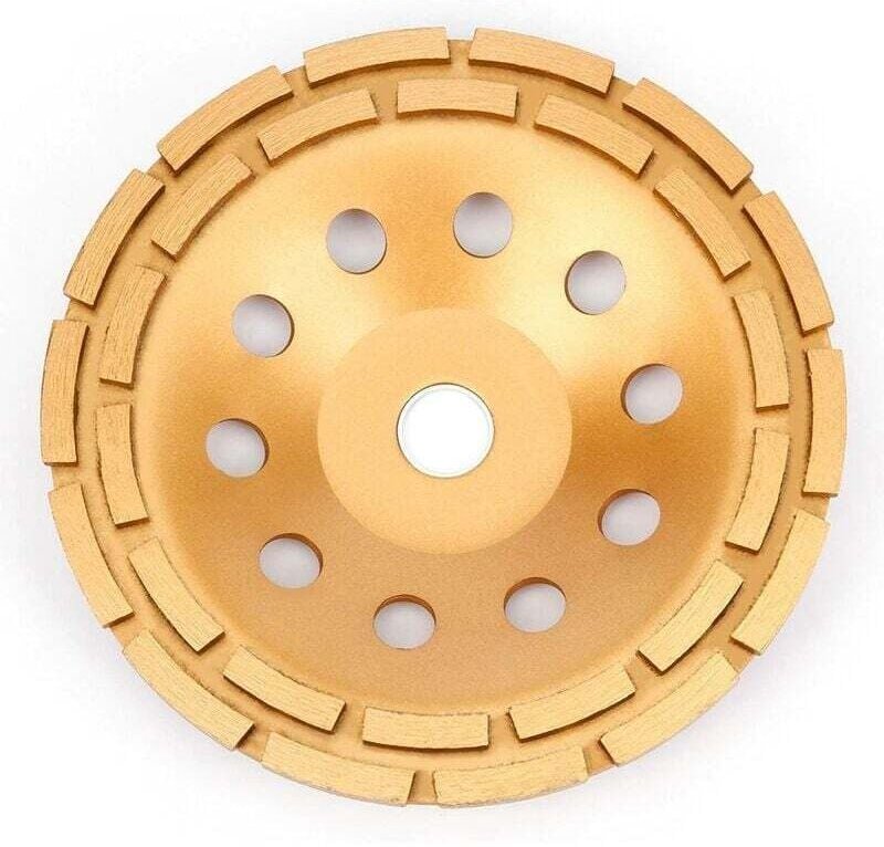 CHOYCLIT Diamant-Schleifscheibe 230 x 22,2 mm Turbo-Diamant-Topfscheibe für Beton, Granit, Stein, Marmor, Stein, Mauerwe...