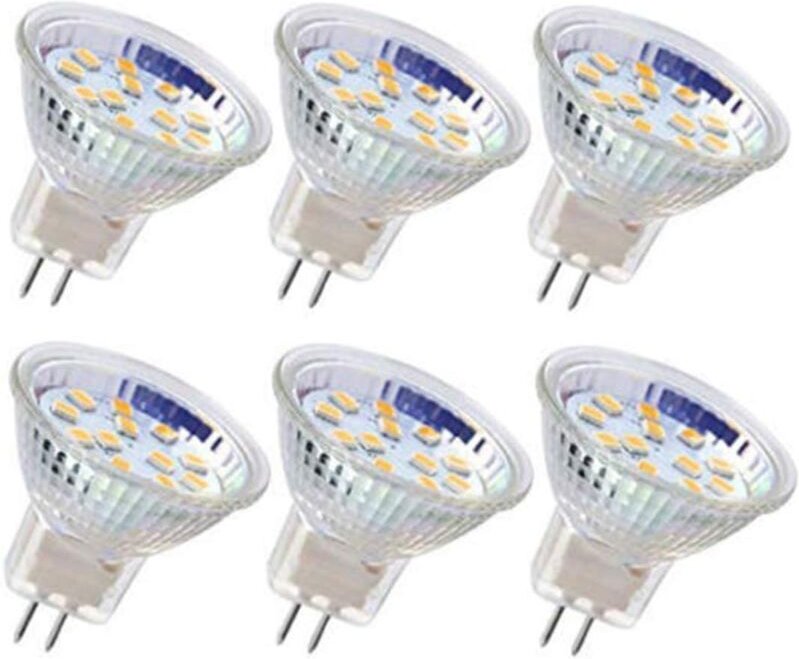 Ymyny - LED-Glühbirnen-Packung, MR11-Strahler, GU4-Glühbirnen, 3 w, 18 LEDs, Halogenlampen, 20-W-Äquivalent, nicht dimmb...